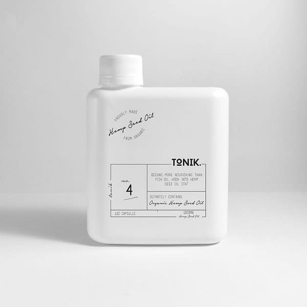 Tonik 4 - Organic Hemp Seed Oil