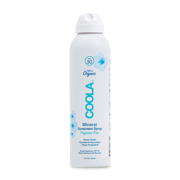 COOLA Mineral Body Sunscreen Spray SPF30 (Fragrance Free)